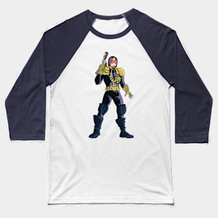 Judge Dredd Unmasked Baseball T-Shirt